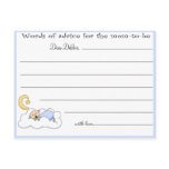 Baby - Baby Shower Advice cards