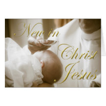 Baby Baptism Card