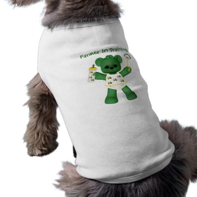 Baby Bear and Tractor Pet Clothing by KirstenEdwards