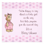 Baby Bear Baby Shower Invitations