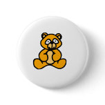 Baby bear cartoon pinback button
