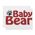 Baby Bear Claw invitations