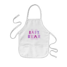 Baby bear - pink aprons