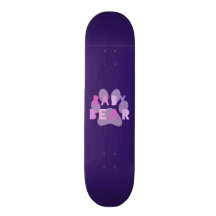 Baby bear - pink custom skate board