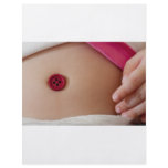 Baby belly button custom flyer