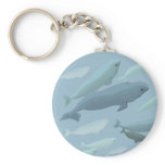 Baby Beluga Whale Keychain Whale Art Gifts