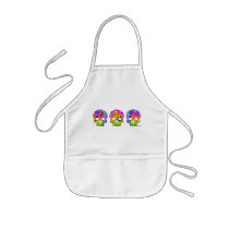 BABY BIB - POP ART SKULLS APRON