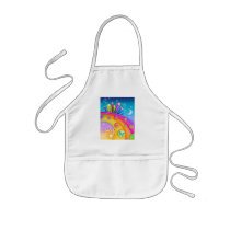 Baby Bib - Retro Pop Art Sixties Sky Aprons