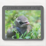 Baby Bird Nature Photo Inspirational Mousepad