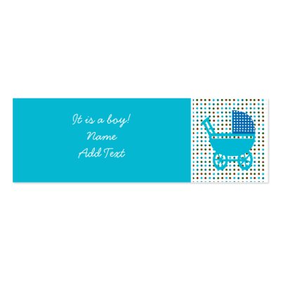 Baby Birth Announcement minicard Business Cards by happytwitt