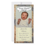 Baby Blanket Photo Card Announcement photo cards