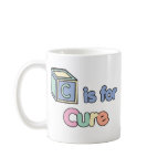 Baby Blocks C is for Cure Mug