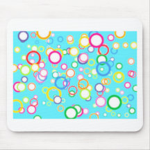 BABY BLUE BATH BUBBLES MOUSEMAT