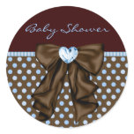 Baby Blue Brown Baby Boy Shower