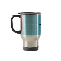Baby blue bubble pattern coffee mugs