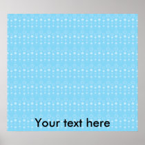 Baby blue bubble pattern