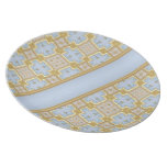 Baby Blue & Butterscotch Plate