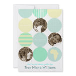 Baby Blue Circles Announcement