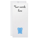 Baby blue elephant rack cards