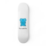 Baby blue elephant skateboards