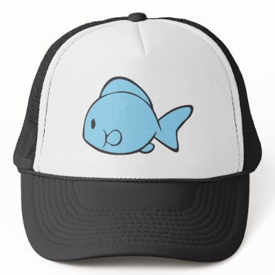 Baby Blue Fish Swimming by graphicdesigner
