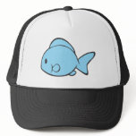 Baby Blue Fish Swimming hats