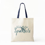Baby Blue Irish Water Spaniel Tote Bag