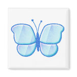 Baby Blue Fridge Magnet