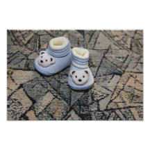 Baby blue shoes photograph