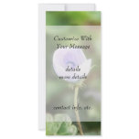 Baby Blue Speedwell Personalized Rack Card