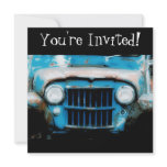 Baby Blue Vintage Car -  You're Invited!