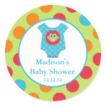 Baby Bodysuit Owl Baby Shower Sticker