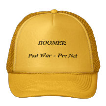Baby Boomer cap for Gramps. Trucker Hat