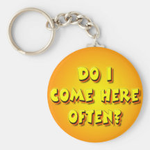 Baby Boomer Pickup Line Keychains