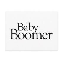 Baby Boomer Post Card