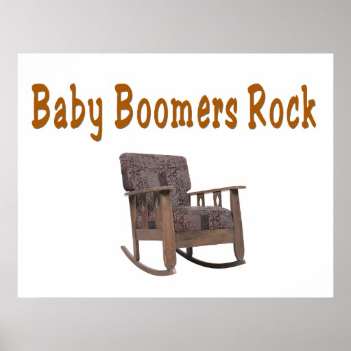 baby boomers rock poster