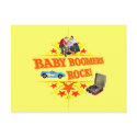 Baby Boomers Rock T-shirts Gifts postcards