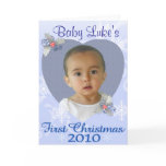 Baby Boy 1st Christmas Card