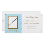 Baby boy Announcement photo cards