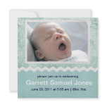 Baby Boy Baby announcement invitations