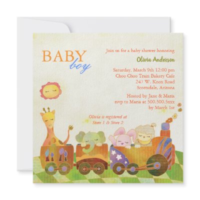 Baby boy Baby Shower Invitations by daphne1024