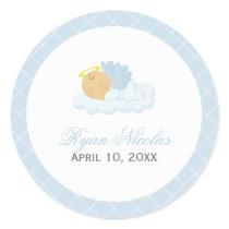 Baby Boy Baptism Sticker