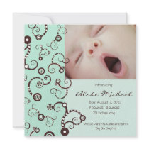 Baby Boy Birth Announcement
