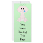 Baby Boy Bookmark Template rack cards
