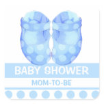 Baby Boy Booties Baby Shower Gift Sticker