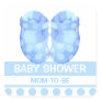 Baby Boy Booties Baby Shower Gift Sticker
