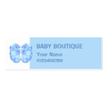 Baby Boy Booties small Business Card
