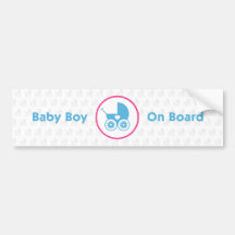 Baby Boy Bumper Sticker