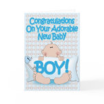 baby boy card