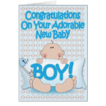 baby boy card